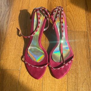 Sparkly Heeled Sandals